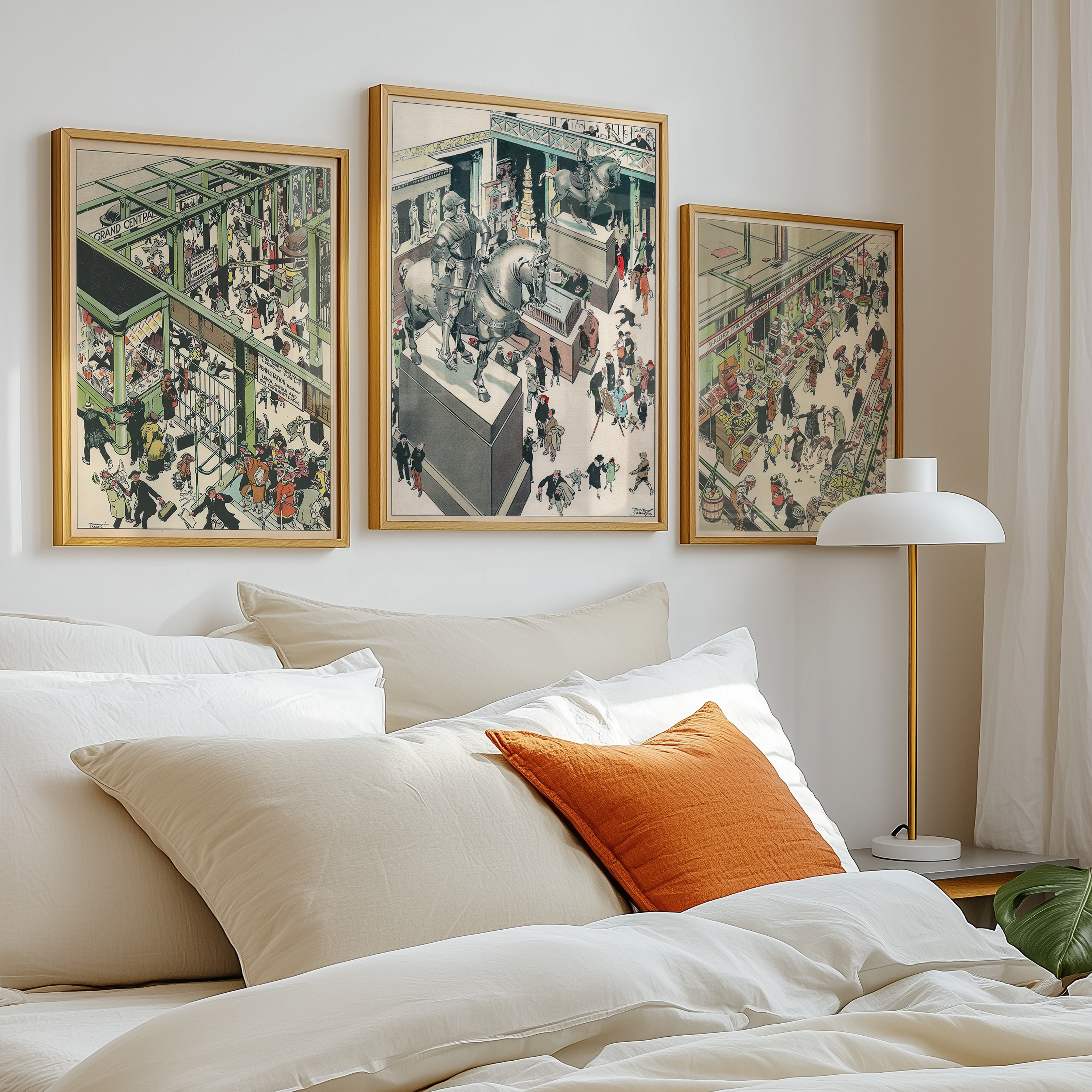 Vintage NYC Art Print — 1920s Metropolitan Museum Arms — New York Wall Decor